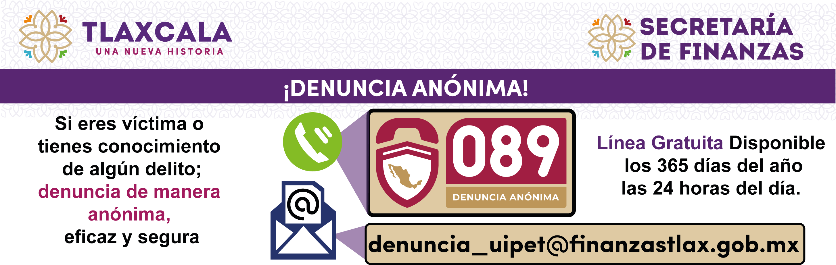 Denuncia anónima 089 089