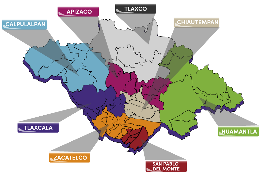 mapa recaudadoras mapa recaudadoras